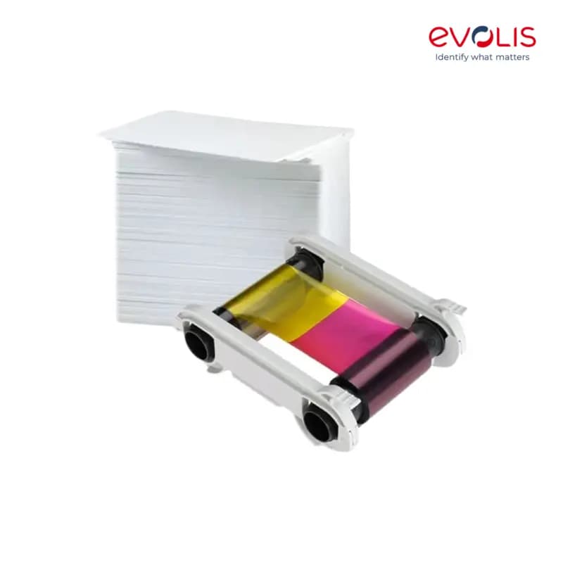 EVOLIS YMCKO Color Ribbon - 200 prints / Roll R5F002SAA