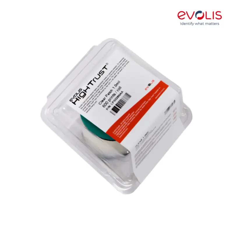 Ribbon Evolis LVA038NAA FILM CLEAR VARNISH 1200pints/Roll