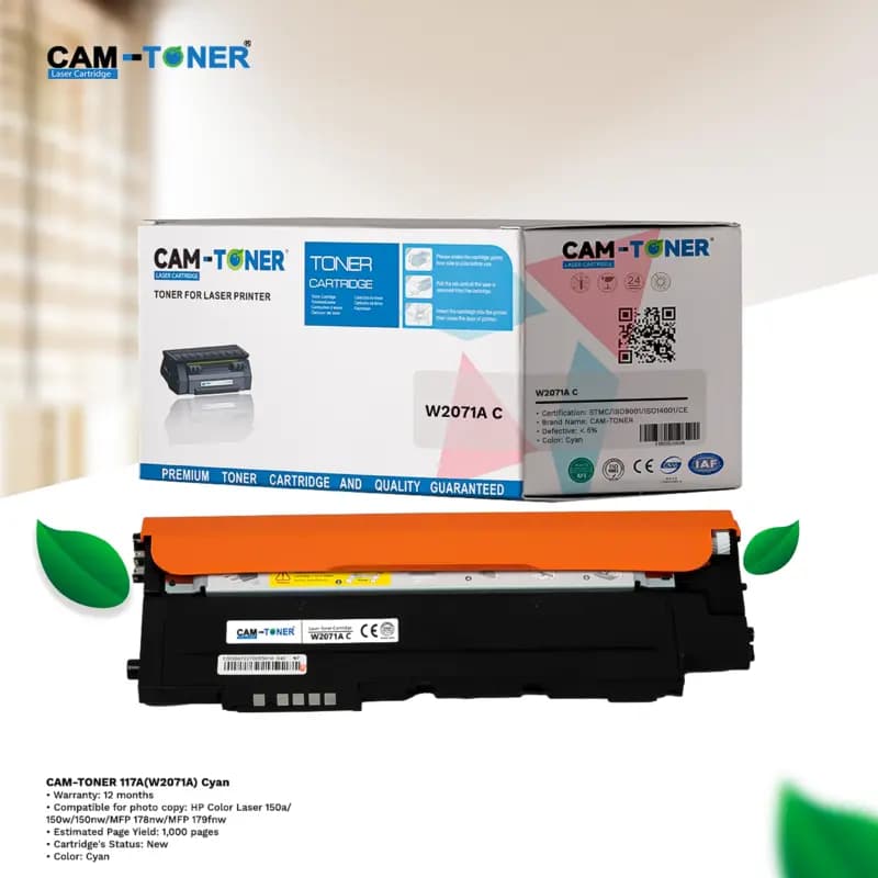 CAM-TONER 117A (W2071A) Cyan